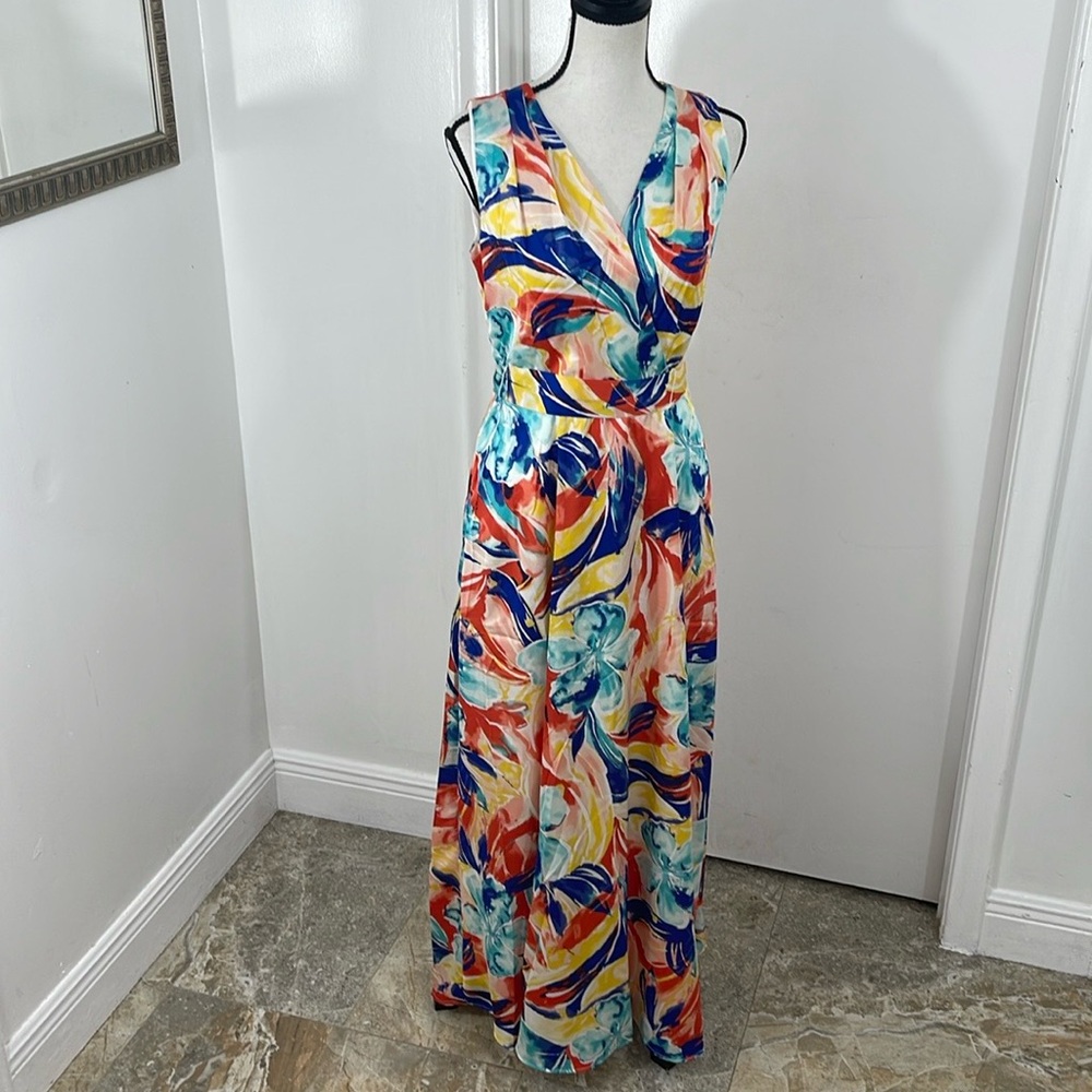 Multicolor Floral Maxi Dress